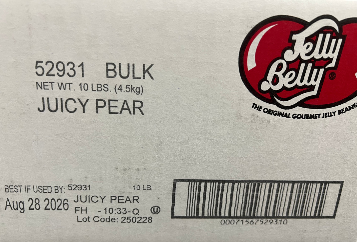 JUICY PEAR JELLY BELLY BULK