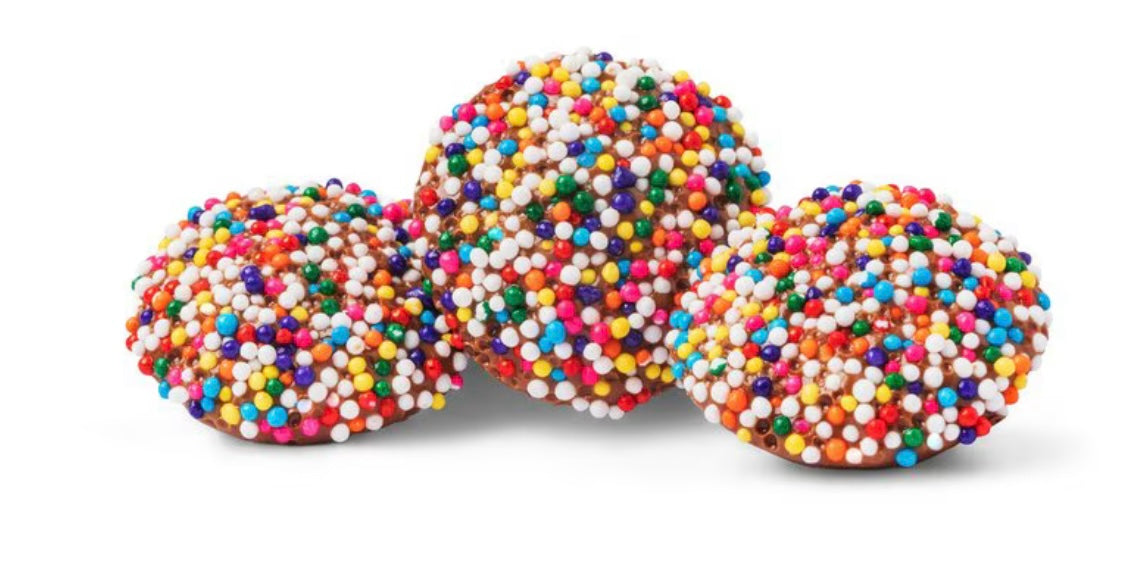 MILK CHOCOLATE RAINBOW NONPAREILS BULK