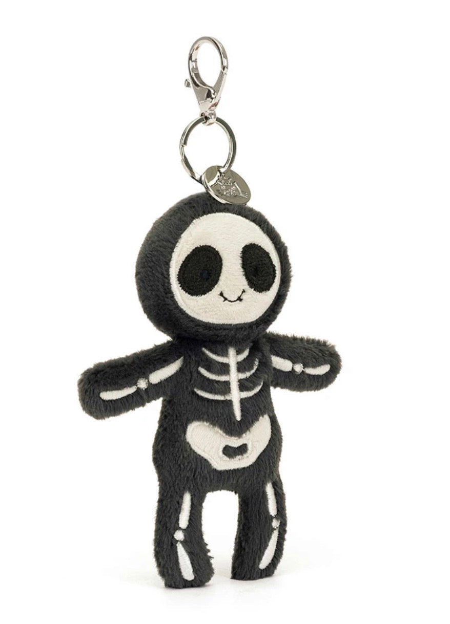 JELLYCAT - SKELETON BOB BAG CHARM