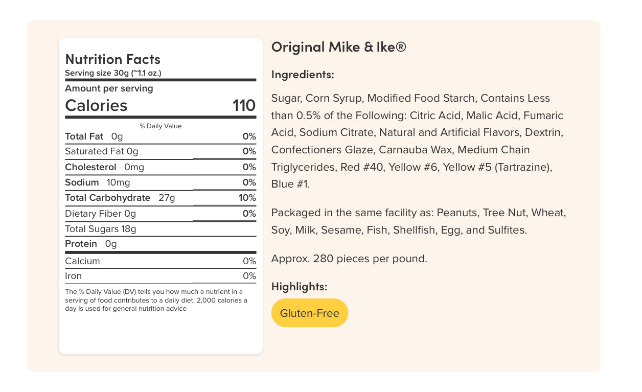 MIKE & IKE ORIGINAL BULK