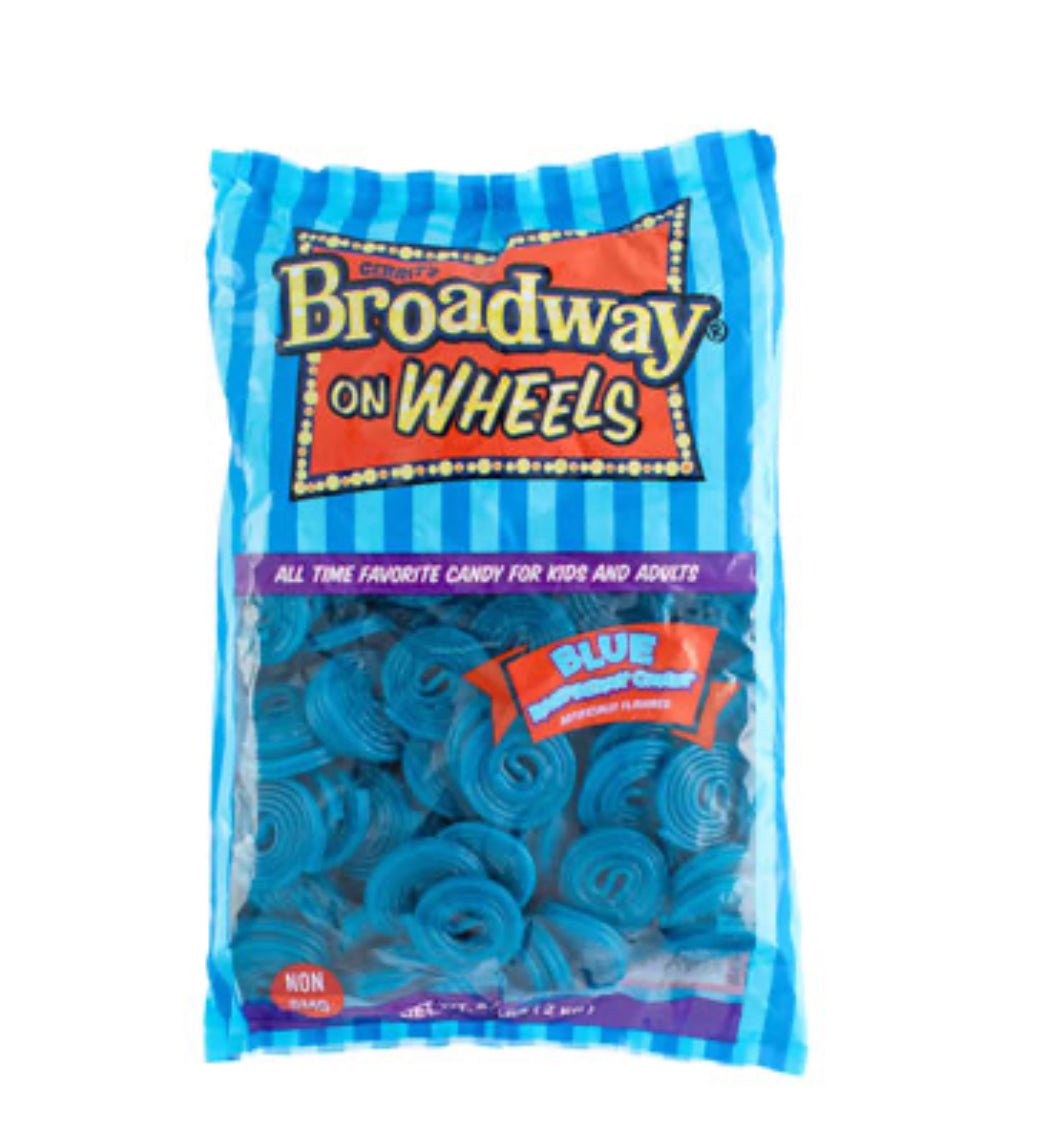 BROADWAY LICORICE WHEEL BLUE RASPBERRY BULK