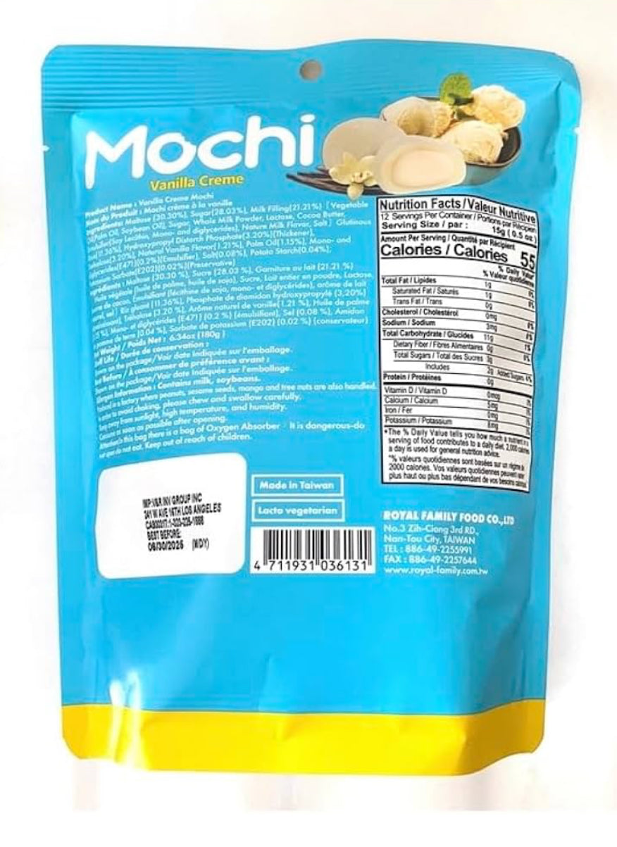 MOCHI VANILLA CREME FLAVOR