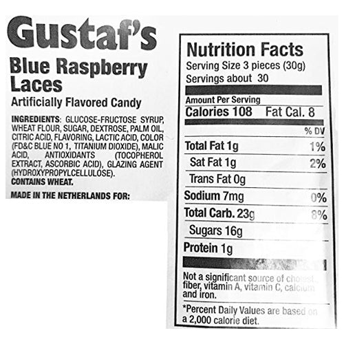 BLUE RASPBERRY LACES BULK