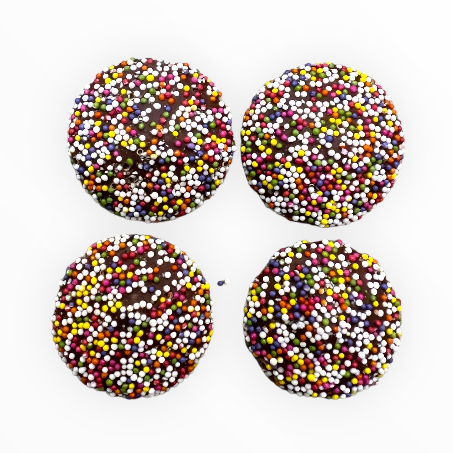 MILK CHOCOLATE LARGE RAINBOW NONPAREILS BULK