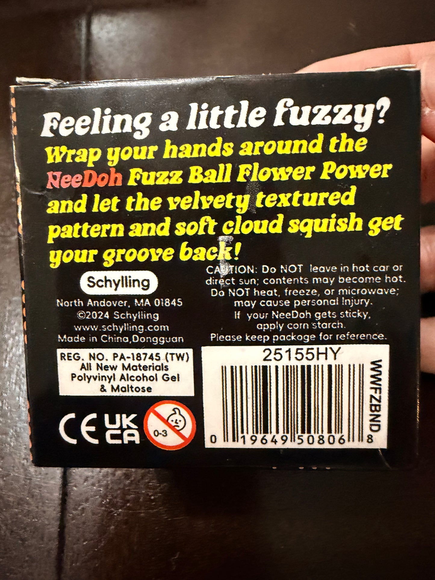 NEEDOH FUZZ BALL- Wonder Waves (YELLOW)