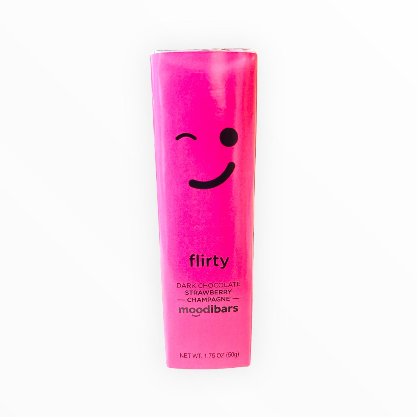 FEELING FLIRTY EMOJI (MOODIBARS DARK CHOCOLATE STRAWBERRY CHAMPAGNE)
