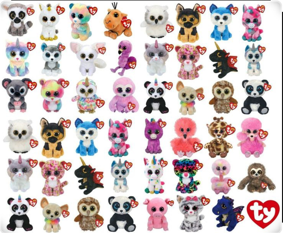 TY BEANIES COLLECTION – COCOBELLS CANDY STORE
