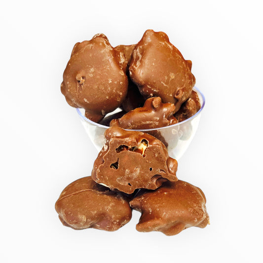 MILK CHOCOLATE CARAMEL NUT CLUSTERS BULK