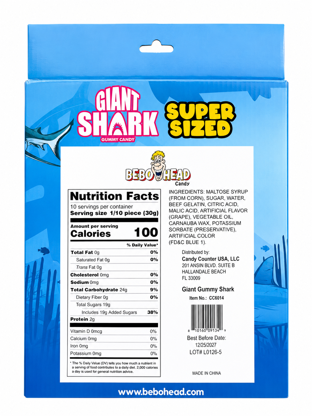 GIANT GUMMY SHARK