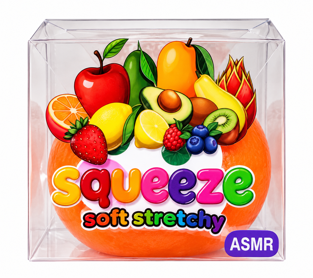CRUNCHY FRUIT SQUISHY (ORANGE)