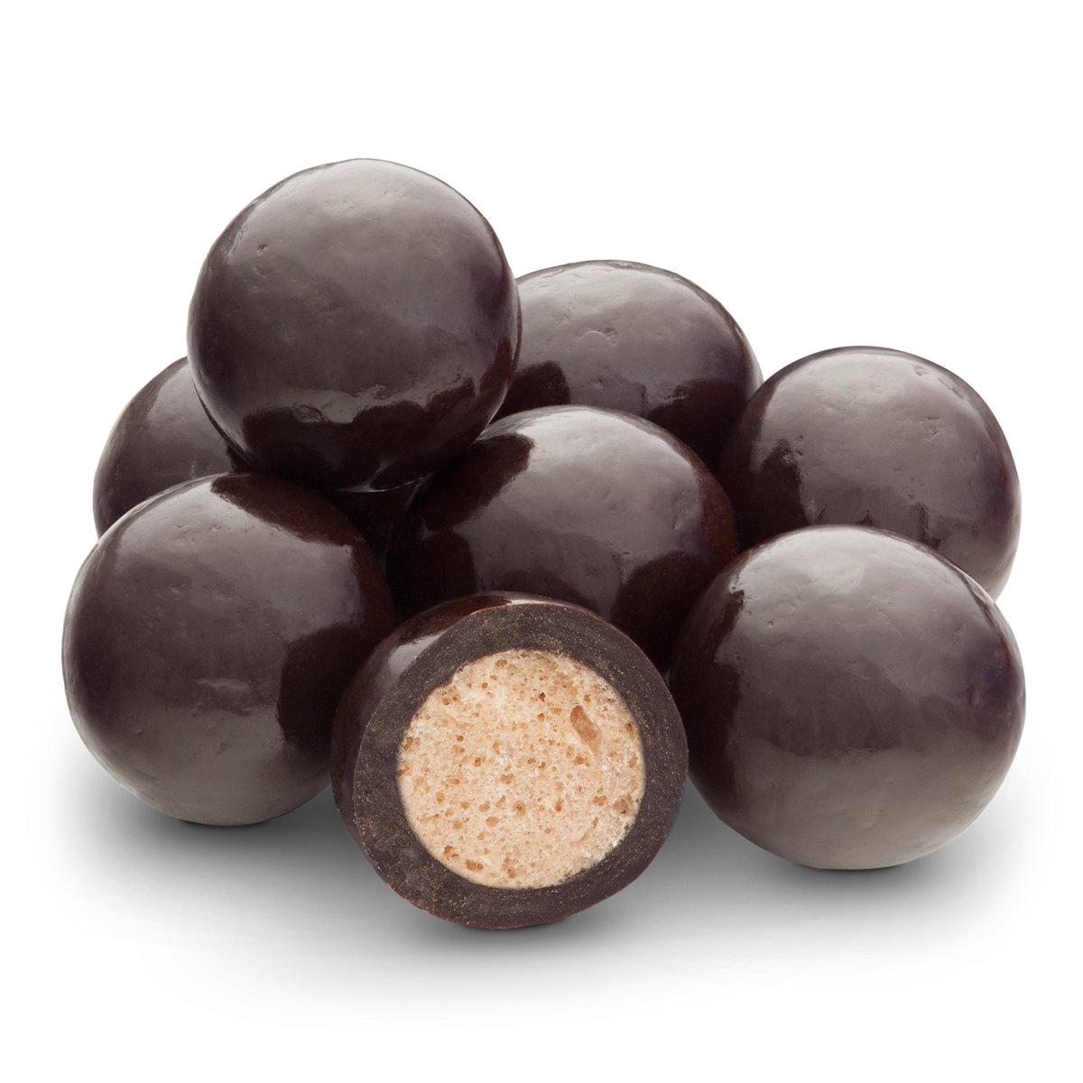 DARK CHOCOLATE SKINNY DIPPER MALT BALLS BULK