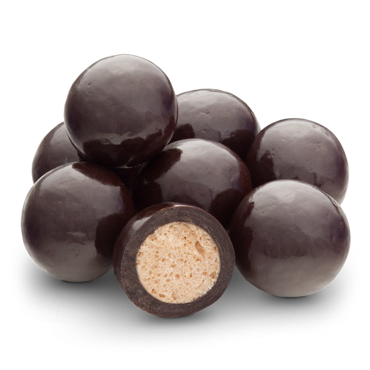 DARK CHOCOLATE SKINNY DIPPER MALT BALLS BULK