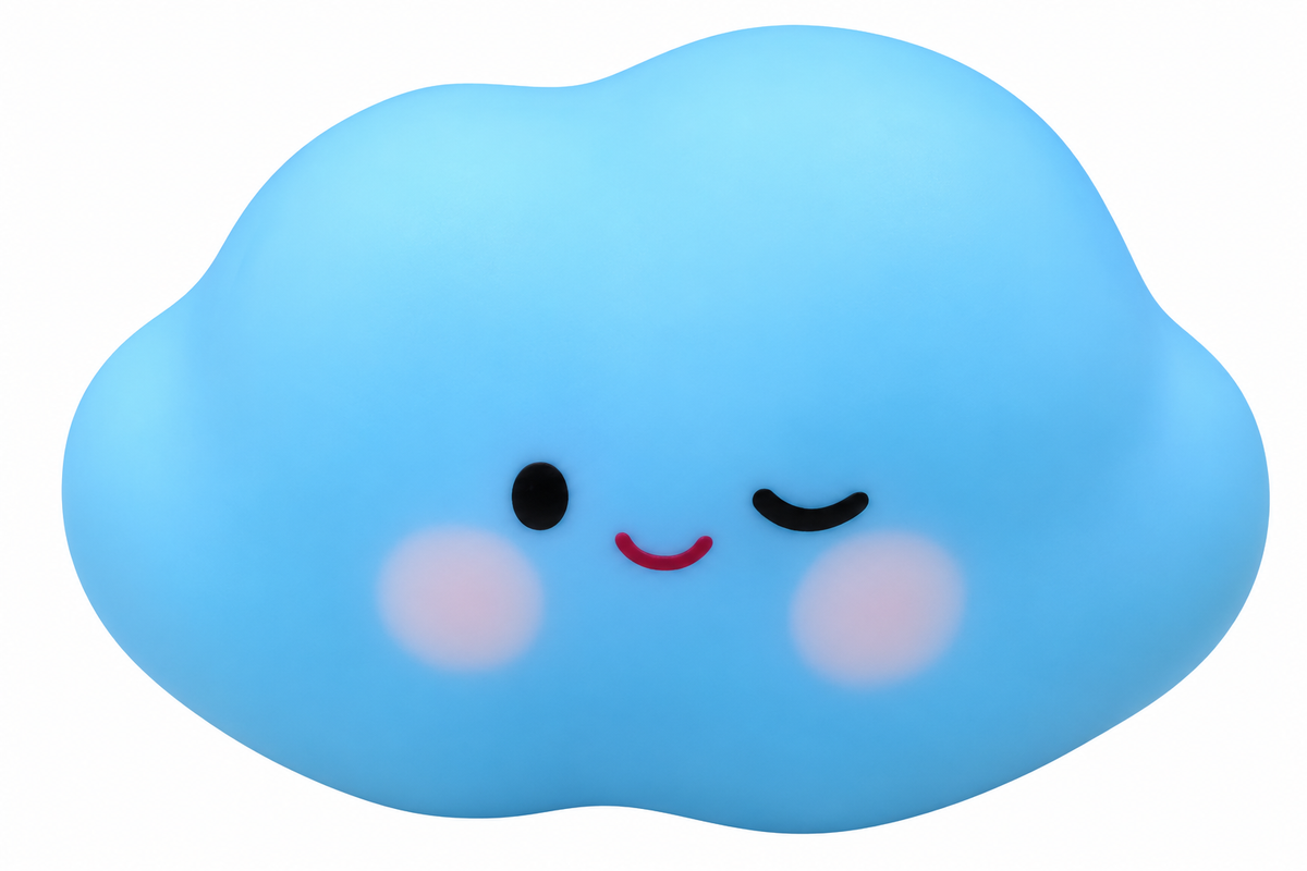 CRUNCHY CLOUD SQUISHY (BLUE)