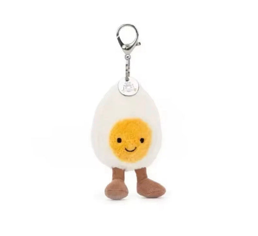 JELLYCAT- AMUSEABLE HAPPY BOILED EGG BAG CHARM
