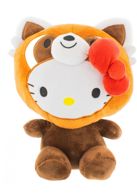 HELLO KITTY PANDA COSTUME PLUSH 9 inches