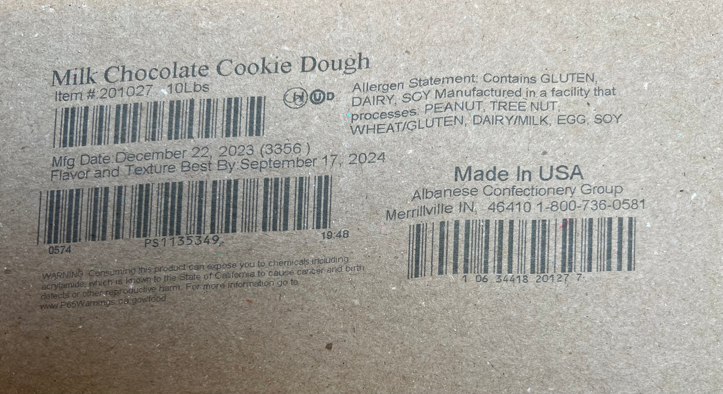 MILK CHOCOLATE COOKIE DOUGH BITES BULK