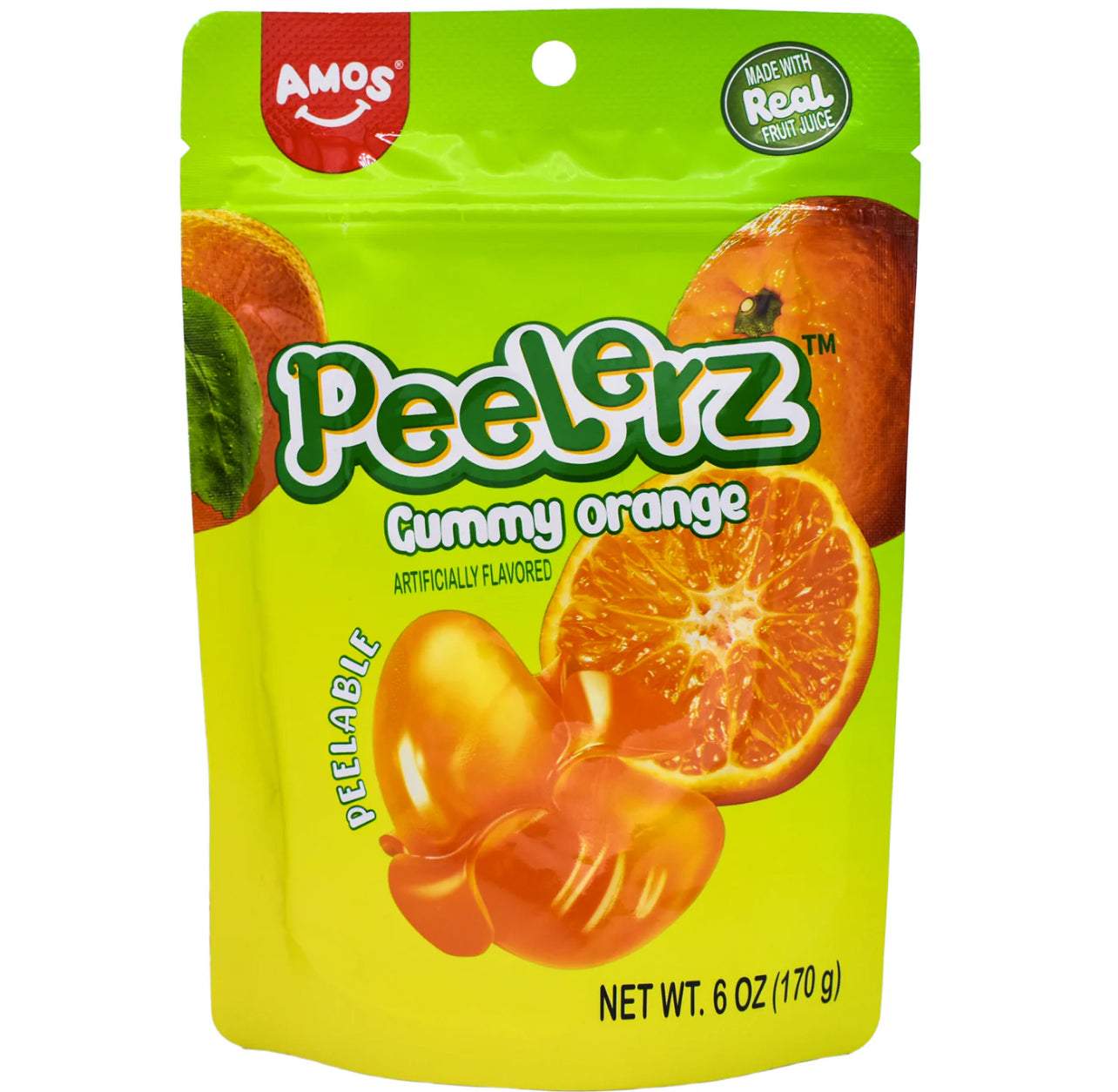 GUMMY PEELERZ ORANGE 6 OZ