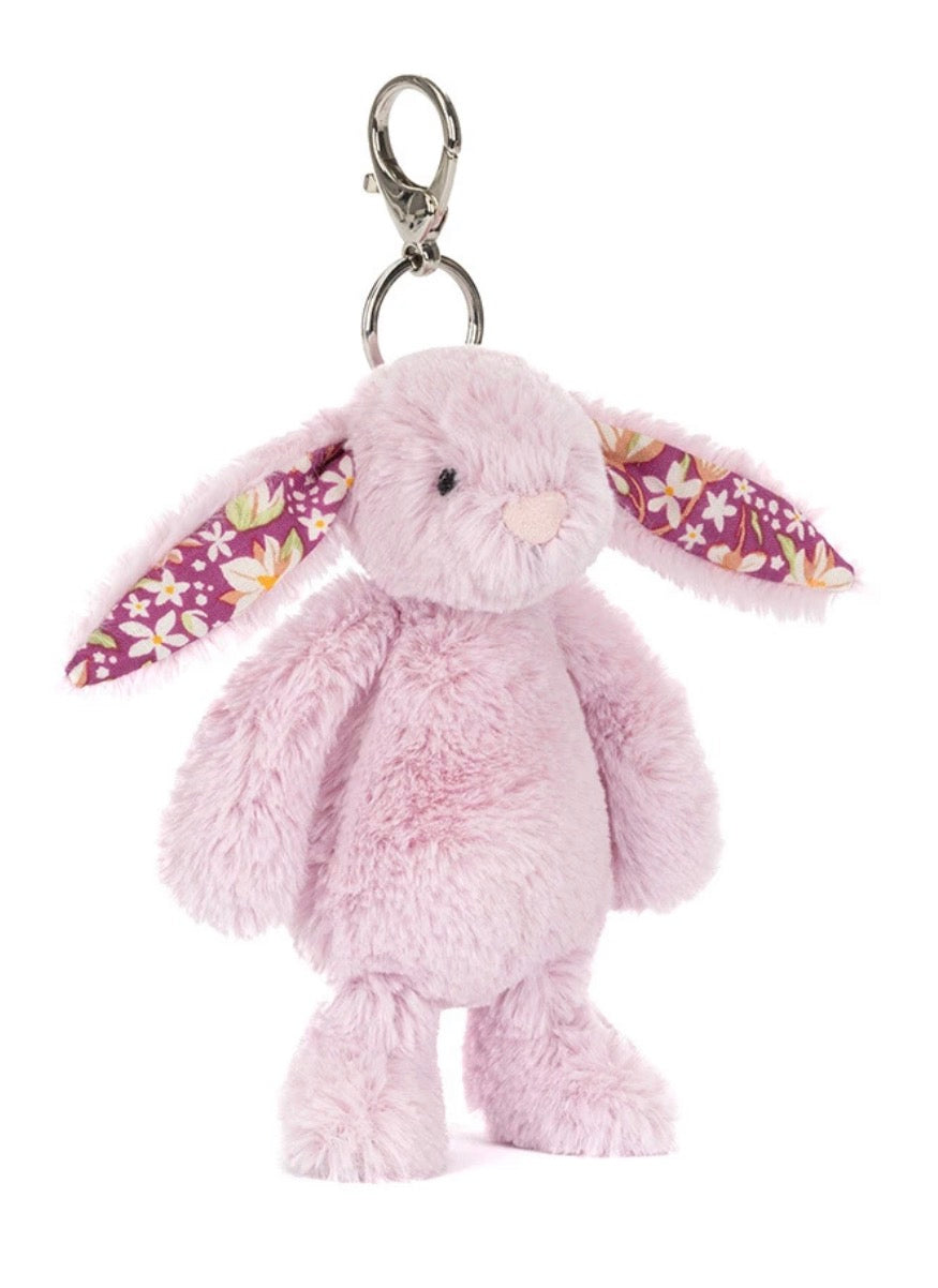 JELLYCAT - THISLEPOP BLOSSOM BUNNY POP BAG CHARM
