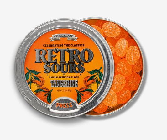 RETRO SOURS TANGERINE 2.12 oz TIN