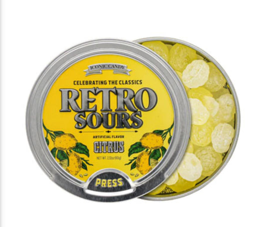 RETRO SOURS CITRUS 2.12 oz TIN