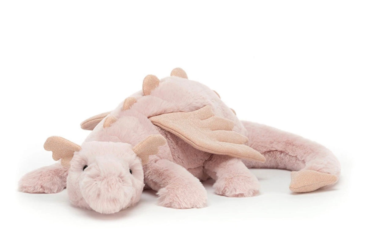 JELLYCAT - ROSE DRAGON (LARGE)