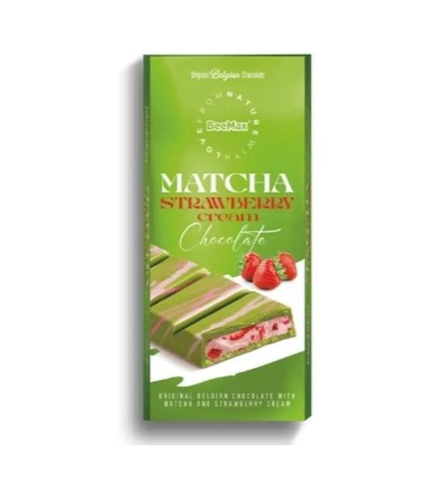 MATCHA STRAWBERRY CREAM CHOCOLATE 3.26 oz (95g)