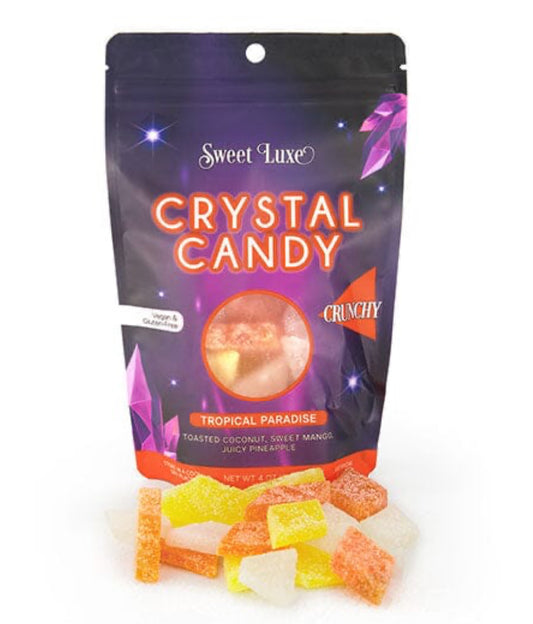 Sweet Luxe™ NEW Extra Crunchy Crystal Candy - Tropical Paradise Flavor Mix