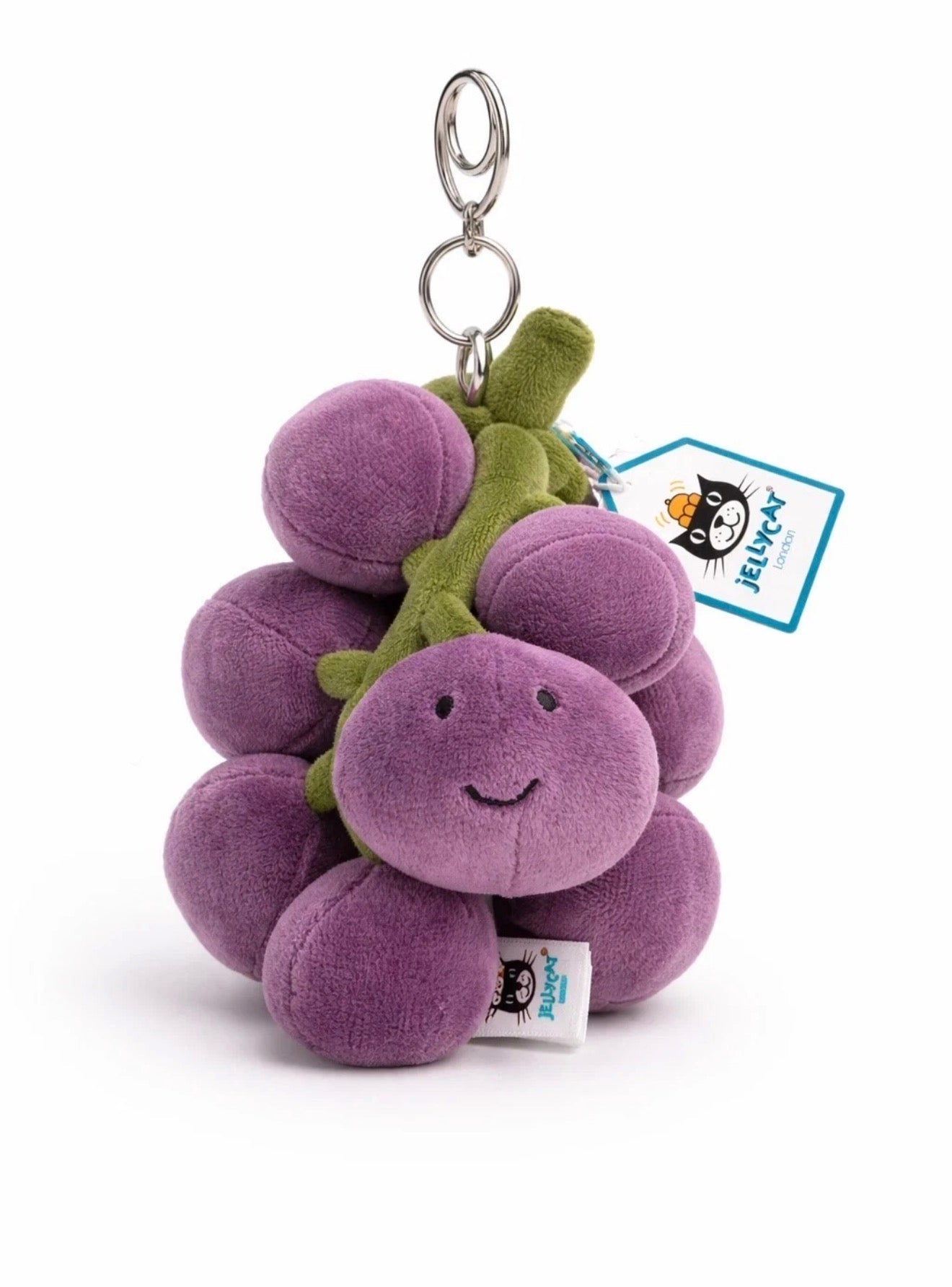 JELLYCAT - AMUSEABLE GRAPES BAG CHARM