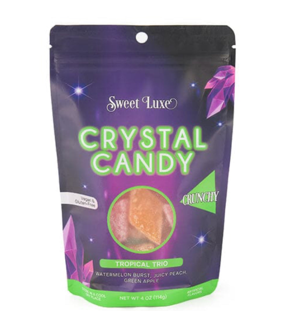 Sweet Luxe™ NEW Extra Crunchy Crystal Candy - Tropical Trio Flavor Mix