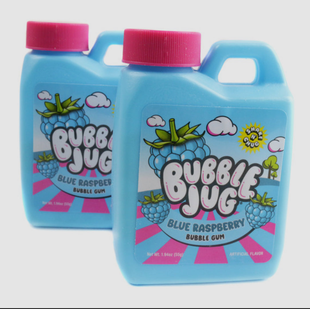 2PCS. BUBBLE JUG BUBBLE GUM - BLUE RASPBERRY