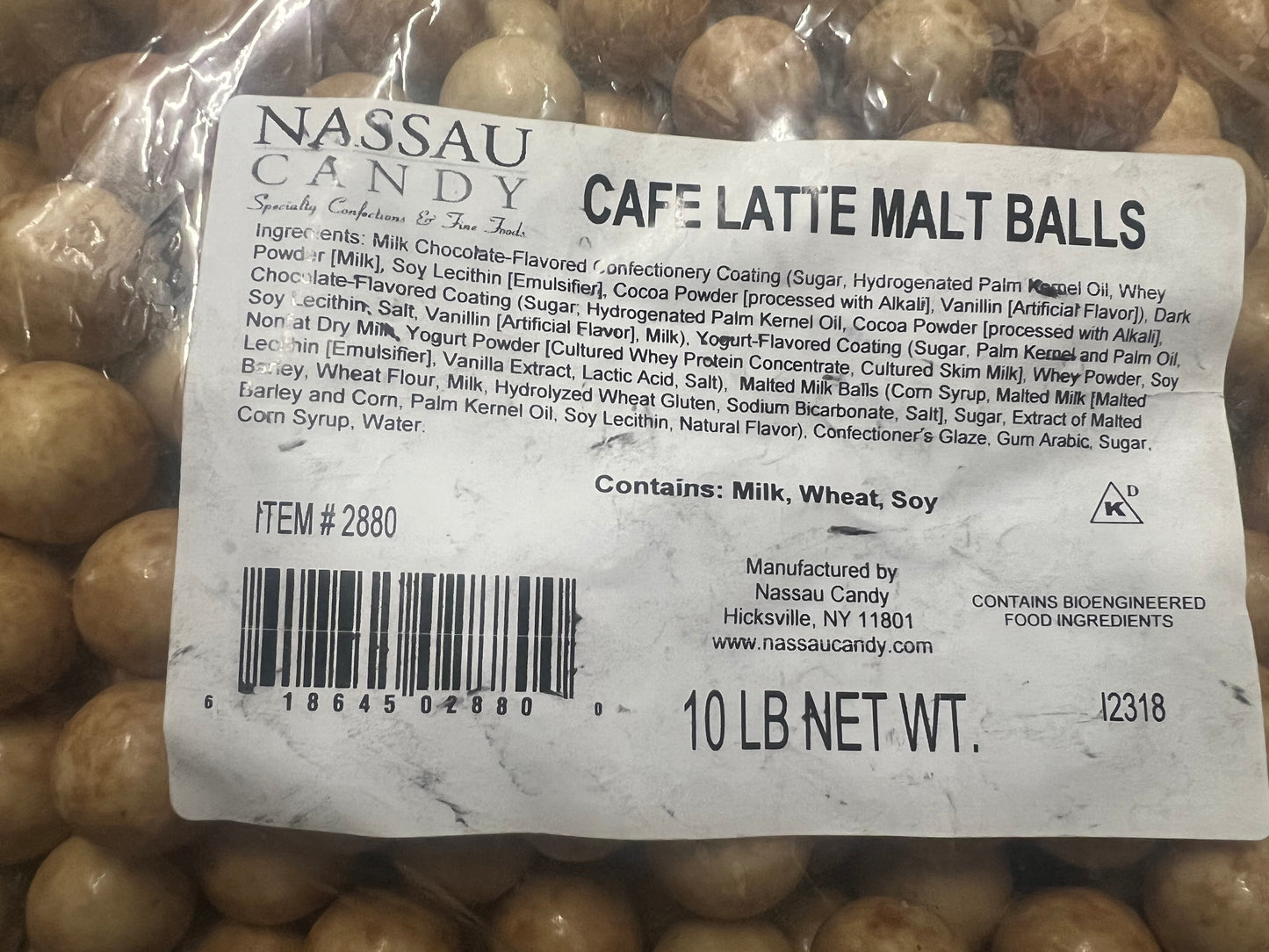 CAFE LATTE MALT BALLS BULK