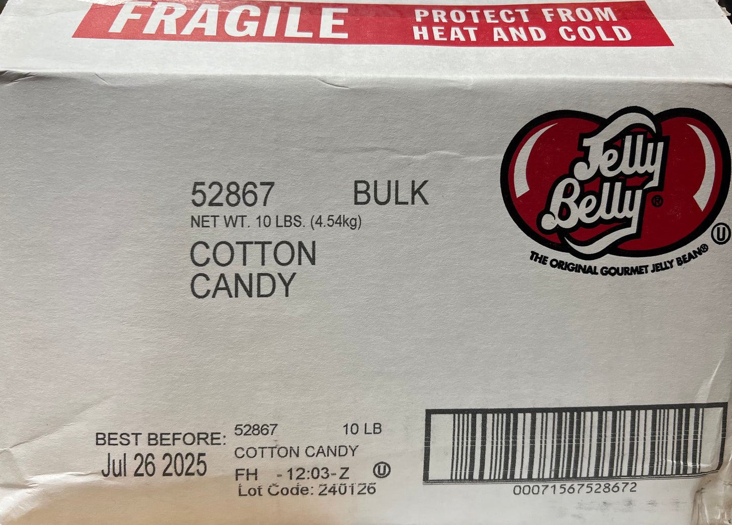 COTTON CANDY JELLY BELLY BULK