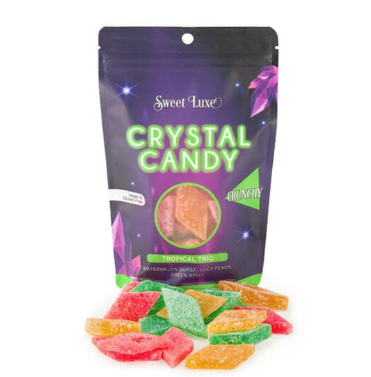 Sweet Luxe™ NEW Extra Crunchy Crystal Candy - Tropical Trio Flavor Mix