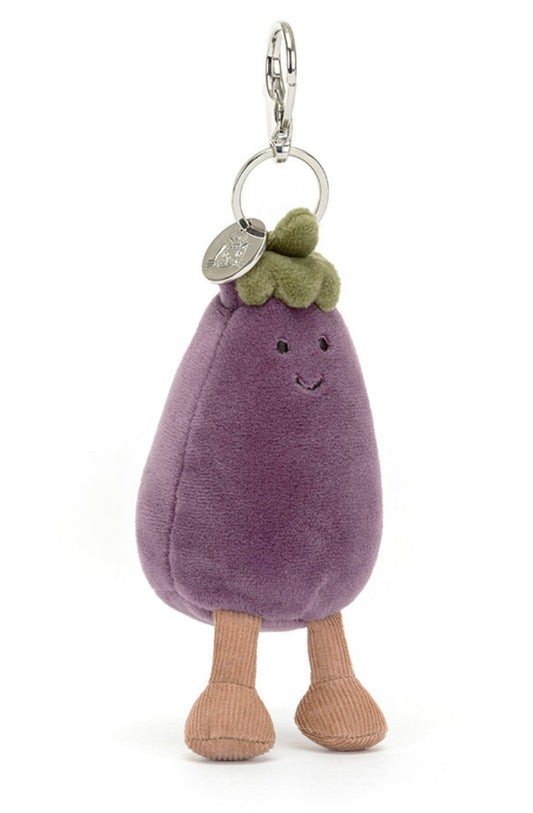 JELLYCAT - AMUSEABLE EGGPLANT BAG CHARM