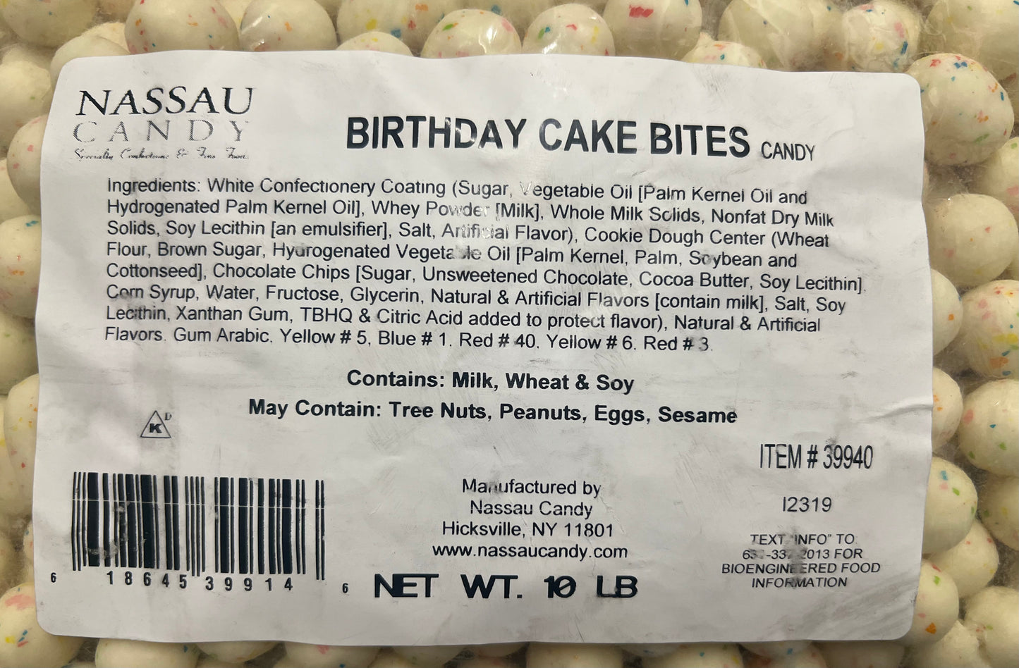 BIRTHDAY CAKE BITES BULK