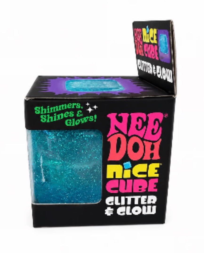 NEEDOH NICE CUBE GLITTER & GLOW (BLUE)