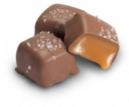 MILK CHOCOLATE SEA SALT CARAMELS