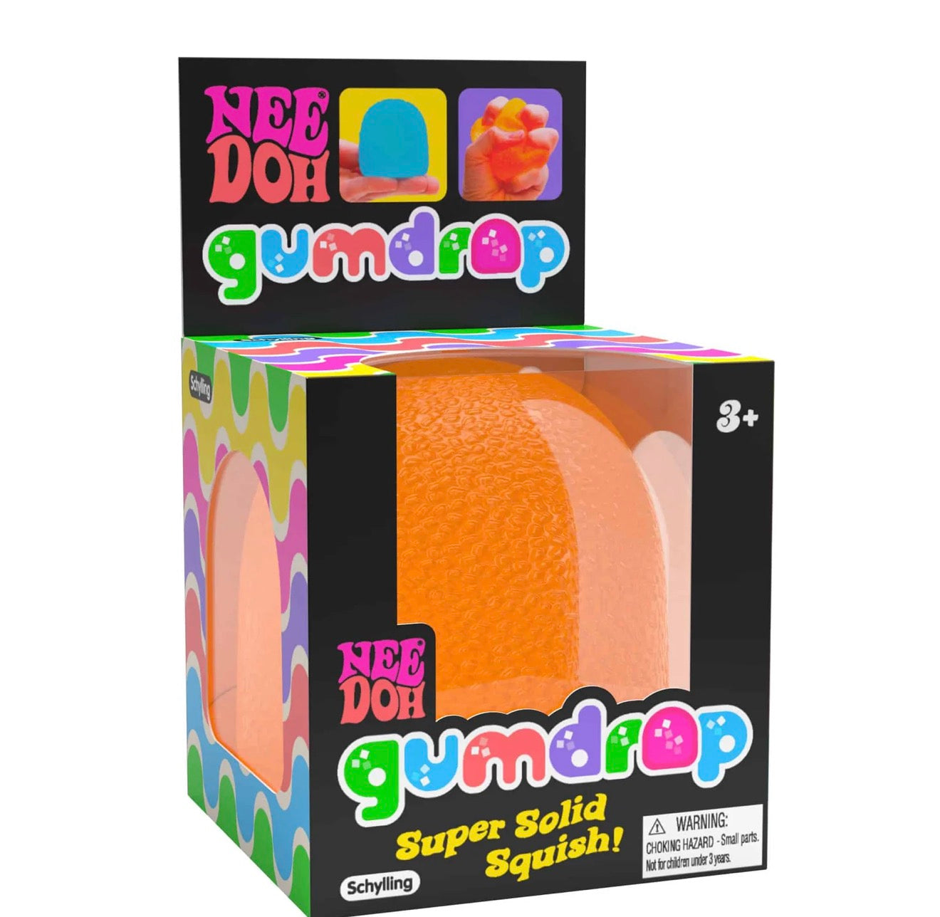 NEEDOH GUMDROP SQUISHY (ORANGE)