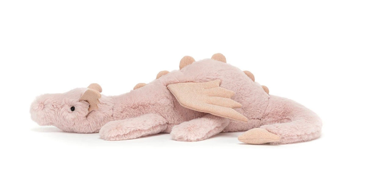 JELLYCAT - ROSE DRAGON (LARGE)