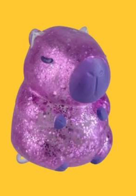 SQUEEZY GLITTER CAPYBARA (Purple)