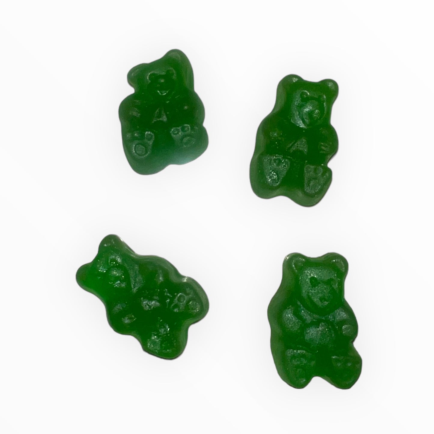 GUMMY GREEN APPLE BEARS BULK