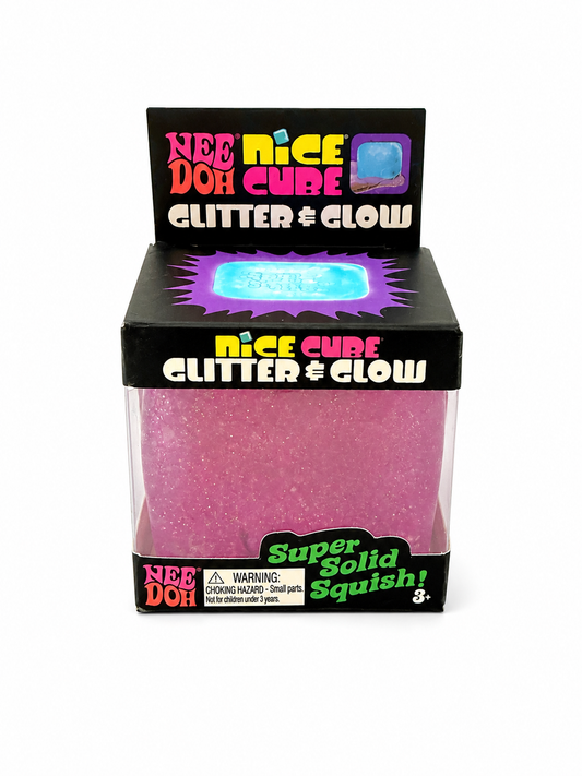 NEEDOH NICE CUBE GLITTER & GLOW (PURPLE)