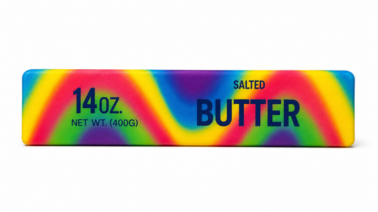 TIE DYE BUTTER SQUISHY 14 oz