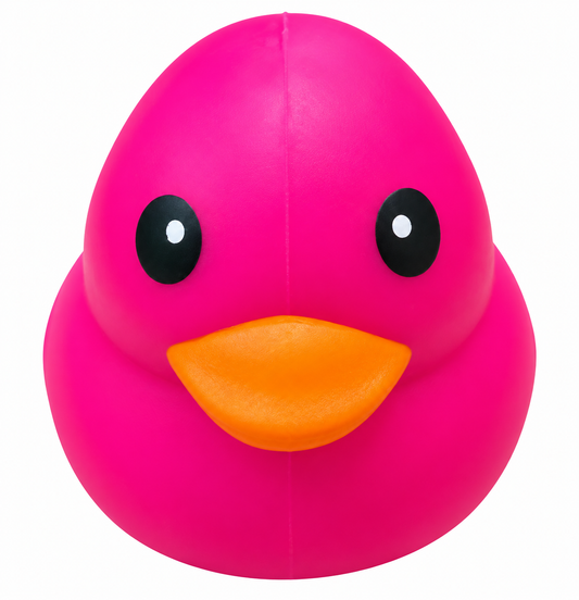 SQUISHY DUCK QUACK STRESS TOY (PINK)
