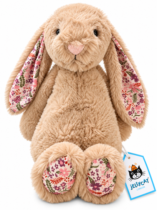 JELLYCAT - BLOOSOM BEIGE BUNNY ‘PETAL’ (MEDIUM)