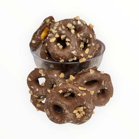 PURE MILK CHOCOLATE PRETZELS WITH TOFFEE BULK