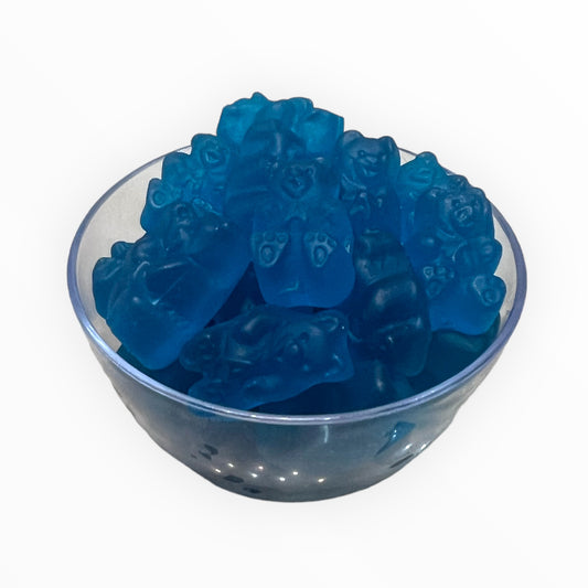 BLUE RASPBERRY GUMMY BEARS BULK