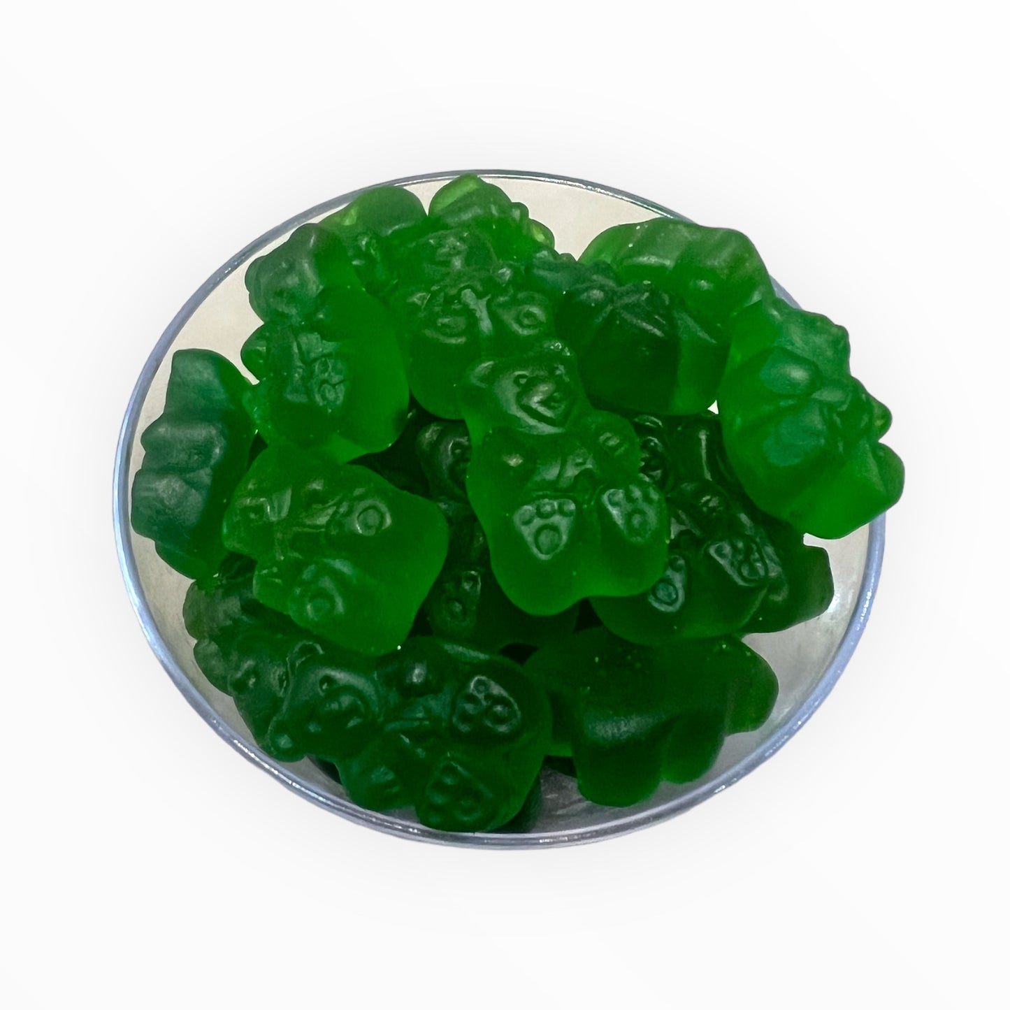 GUMMY GREEN APPLE BEARS BULK