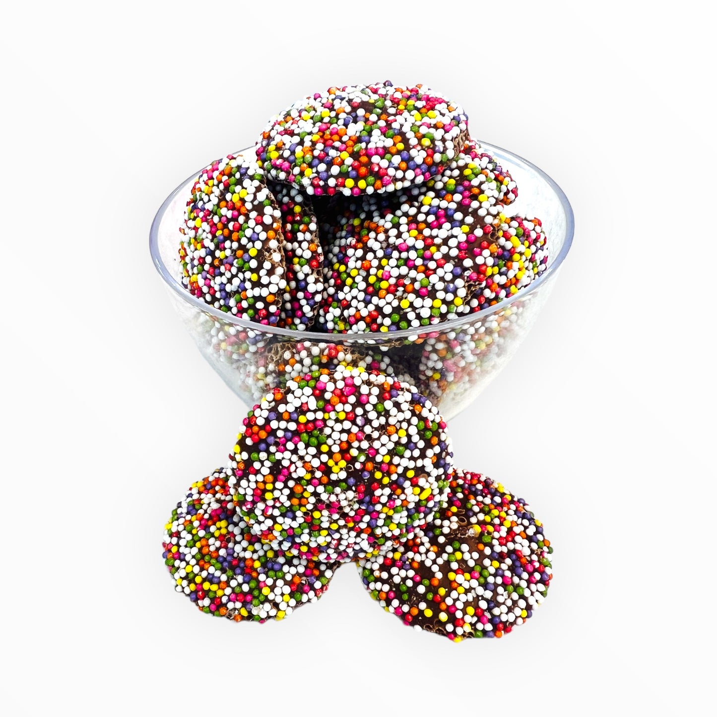 MILK CHOCOLATE RAINBOW NONPAREILS BULK