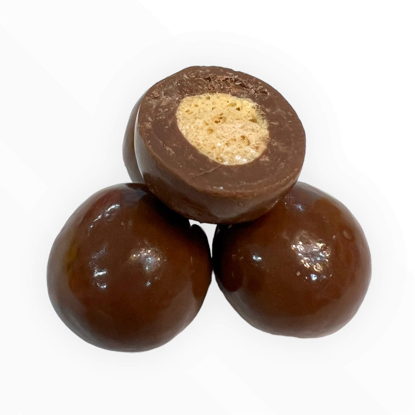 MILK CHOCOLATE TRIPLE DIPPED MALT BALLS BULK